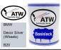 Preview: BMW, Decor Silver (Wheels), B20: 1L Lackdose, von ATW Autoteile West.
